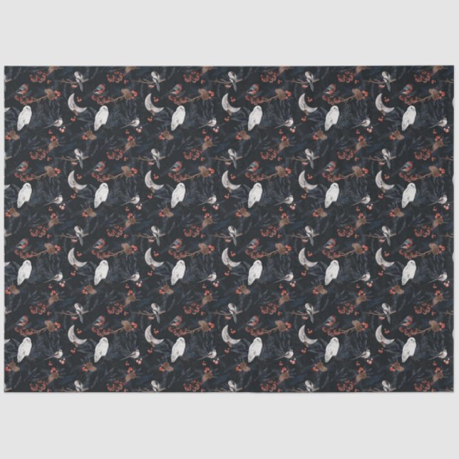 A Winter Woodland Series Design 4 Tissue Paper (Front)