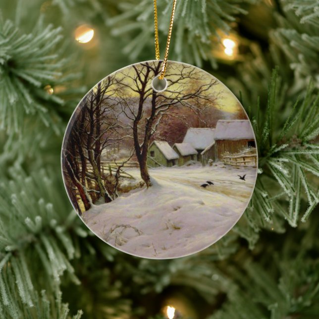 A Winter's Morning Ceramic Tree Decoration (Tree)