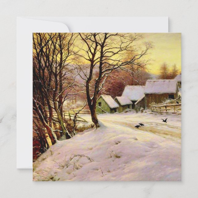 A Winter's Morning, fine art painting (Front)