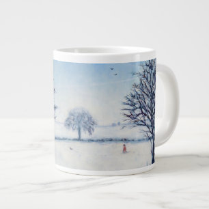 A Winters Walk Large Coffee Mug