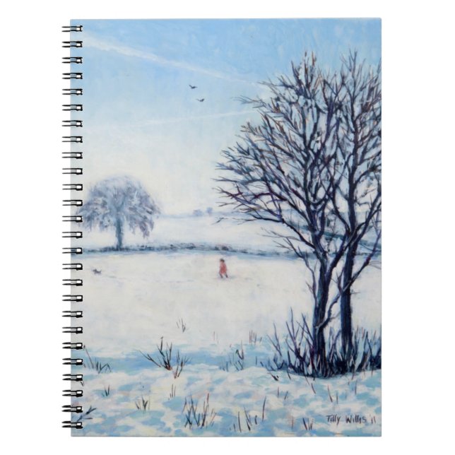 A Winters Walk Spiral Notebook (Front)