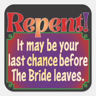 A wise COVID-19 response Square Sticker