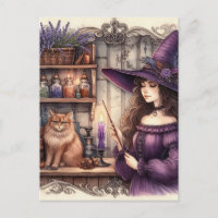 A Witch and Her Cat