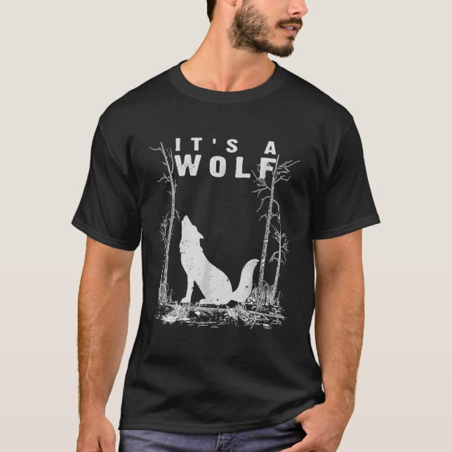 A Wolfs For Mens Halloween T-Shirt (Front)