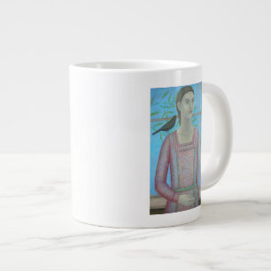 A Woman and a Blackbird are One 2012 Large Coffee Mug