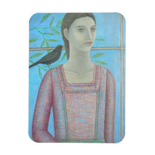 A Woman and a Blackbird are One 2012 Magnet