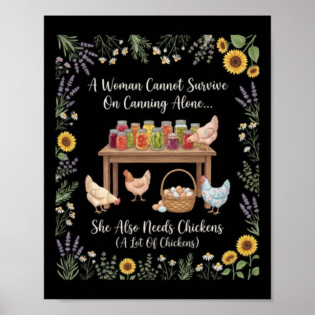 A Woman Cannot Survive On Canning Alone She Needs  Poster (Front)