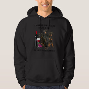 A Woman Cannot Survive On Wine Alone Manchester Te Hoodie