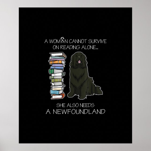 A Woman Cannot Survive Reading Alone Newfoundland Poster (Front)