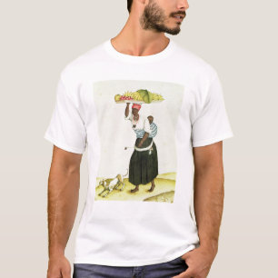 A Woman Carrying a Tray of Fruit on her Head T-Shirt