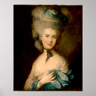 A Woman in Blue Poster