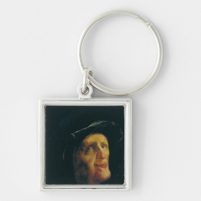 A Woman Laughing Key Ring (Front)