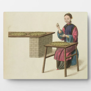 A Woman Preparing Tea, plate 21 from 'The Costume Plaque