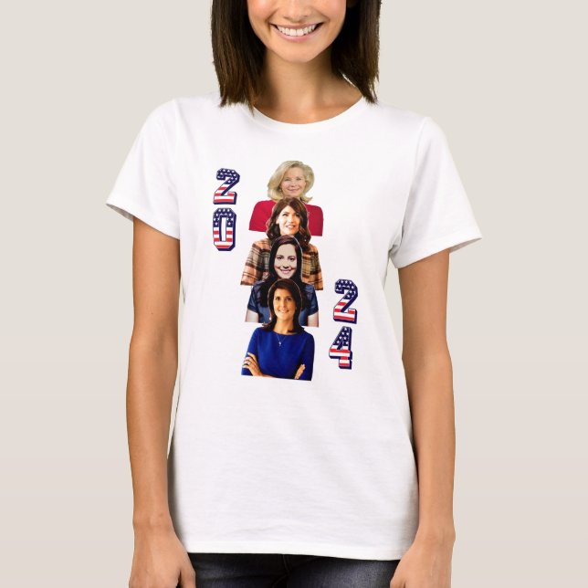 A Woman President 2024 T-Shirt (Front)