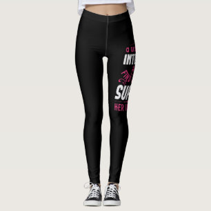 A Woman Uses Her Intelligence To Support Her Intui Leggings