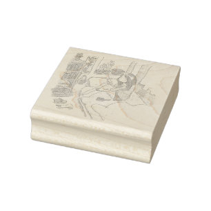 a woman who sits in a shabby blue bedroom and is d rubber stamp