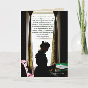 A woman's den—Victorian quote Card