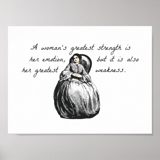 A woman's greatest strength... poster (Front)