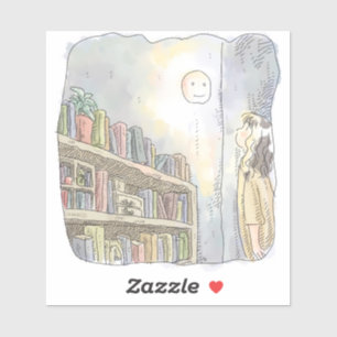 a woman's illustration of a dimly lit object in a