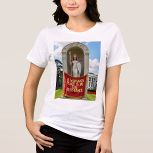 A Woman's Place is in the Resistance T-Shirt Tri-Blend Shirt