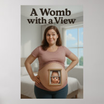 A Womb with a View – Modern Edition (Poster Print)