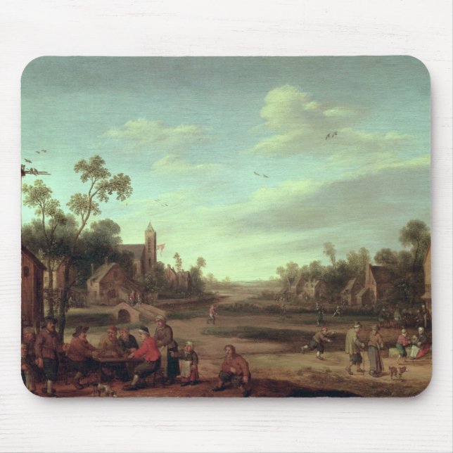 A Wooded River Landscape, 1646 Mouse Pad (Front)