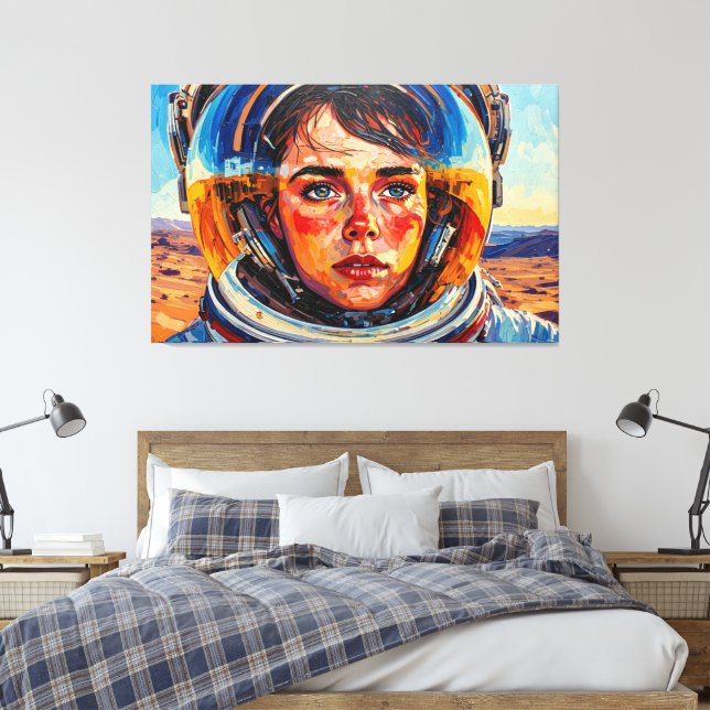 A WORLD APART 21 CANVAS PRINT (Insitu(Bedroom))