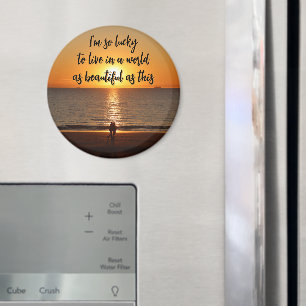 "A World as Beautiful as This" Magnet