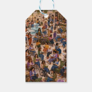 A World Full of Book Lovers Gift Tags