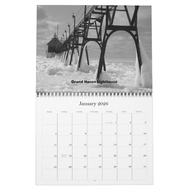 A World in Black and White Calendar (Jan 2026)