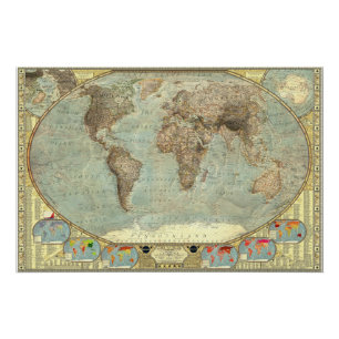 A World Map of Stereotypes Poster