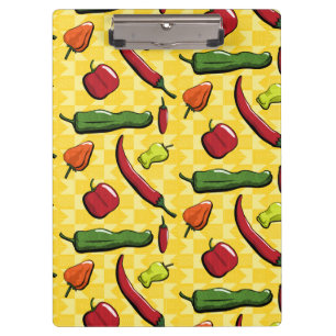 A World of Chilli Peppers Clipboard