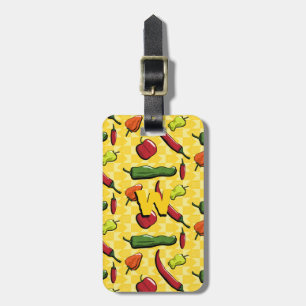 A World of Chilli Peppers Luggage Tag