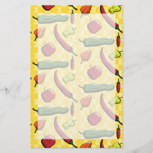 A World of Chilli Peppers Stationery