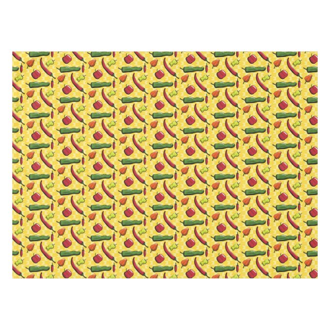 A World of Chilli Peppers Tablecloth (Front (Horizontal))