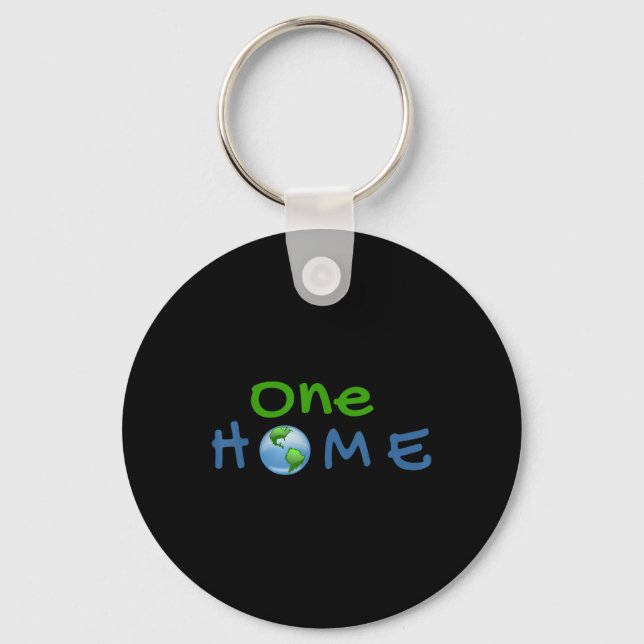 A World Of Climate Protection Environmental Protec Key Ring (Front)