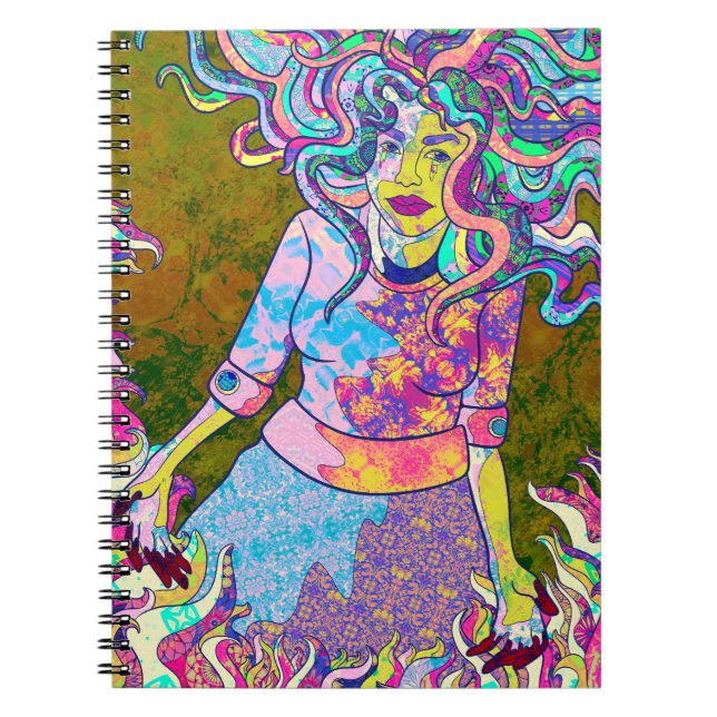 A World of Flames Notebook (Front)