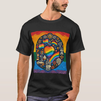 A World of Pride Folk Print T-Shirt