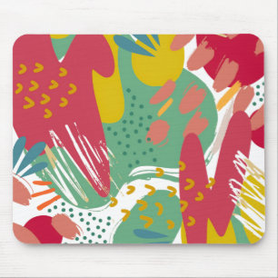 A world of vibrant colors mouse pad