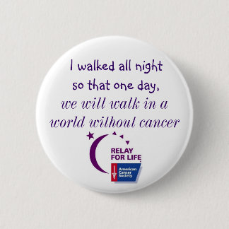 A World Without Cancer 6 Cm Round Badge