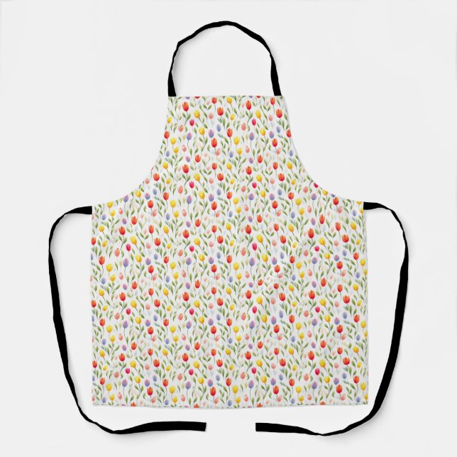 A World Without Flowers Is A World Without Joy Apron (Front)