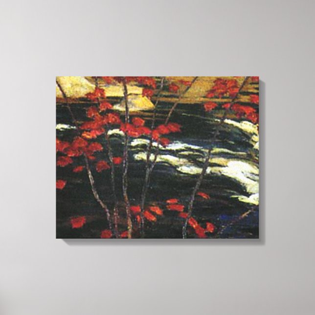 A. Y. Jackson - Red Maple Canvas Print (Front)