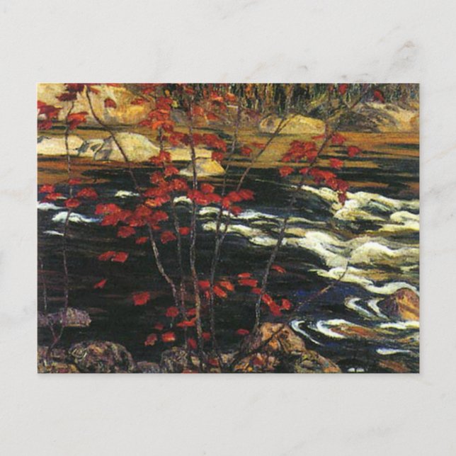 A. Y. Jackson - Red Maple Postcard (Front)