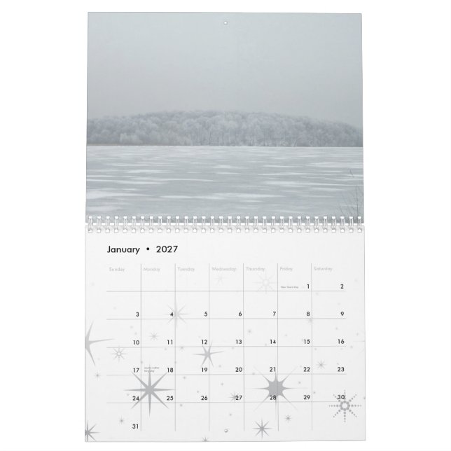 A Year By The Lake 2013 Calendar (Jan 2027)
