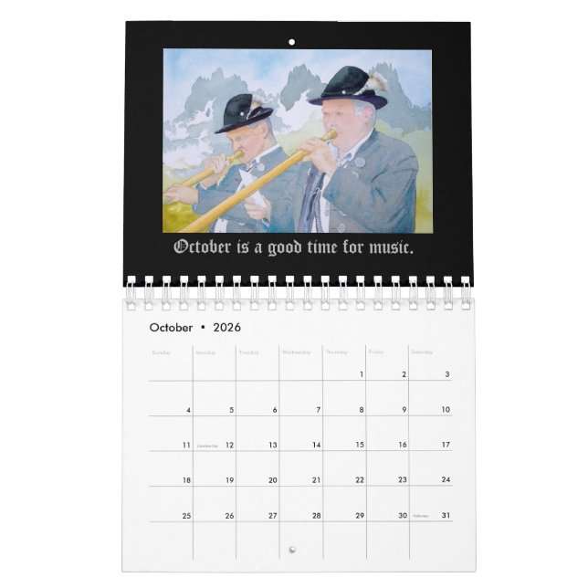 A Year in Germany Calendar (Oct 2026)