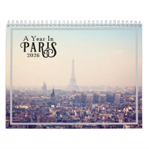 A Year in Paris 2026 Calendar