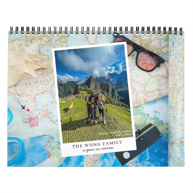 A Year In Review | 82 Photo Travel Calendar (Cover)