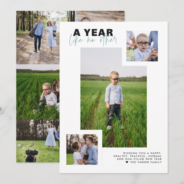 A Year Like No Other | New Year Holiday Photo Card (Front/Back)