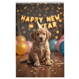 A Year of Adorable Dogs Calendar