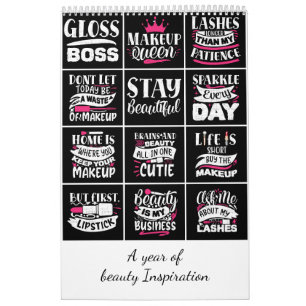 A year of beauty inspiration calendar